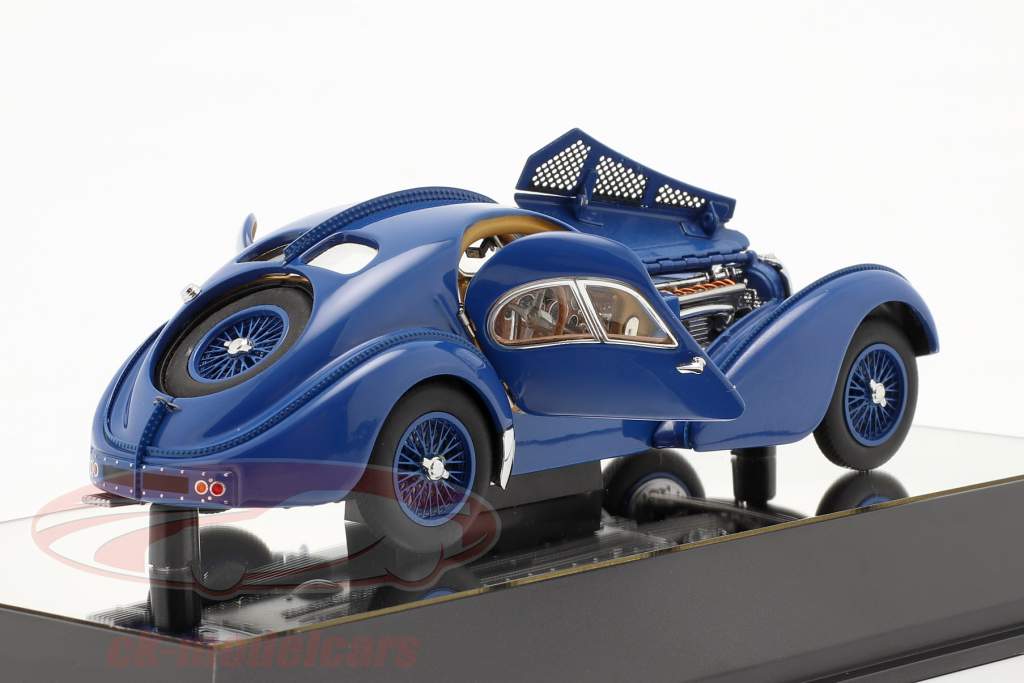 Bugatti Type 57SC Atlantic Bouwjaar 1938 blauw 1:43 AUTOart