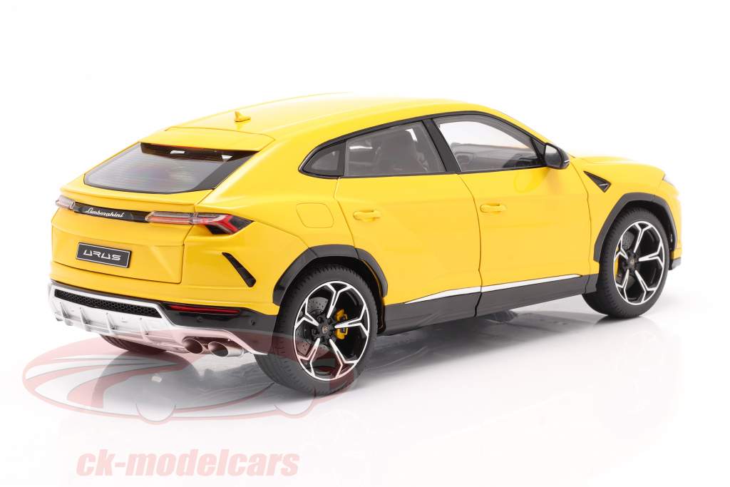 Lamborghini Urus Bouwjaar 2018 geel 1:18 AUTOart