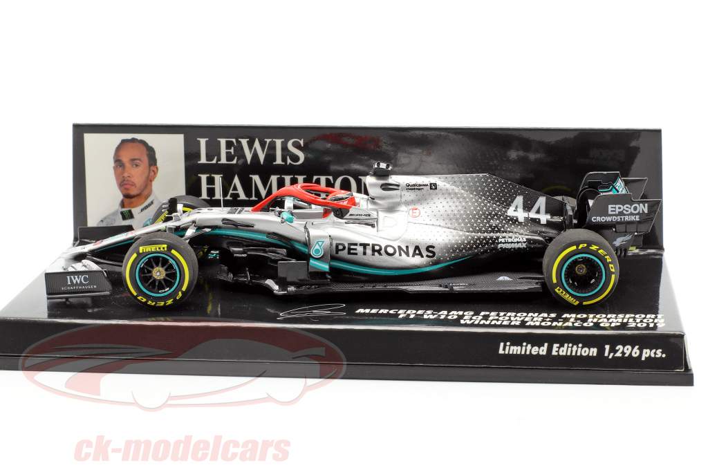 Minichamps 1:43 L. Hamilton Mercedes-AMG F1 W10 #44 Monaco GP F1