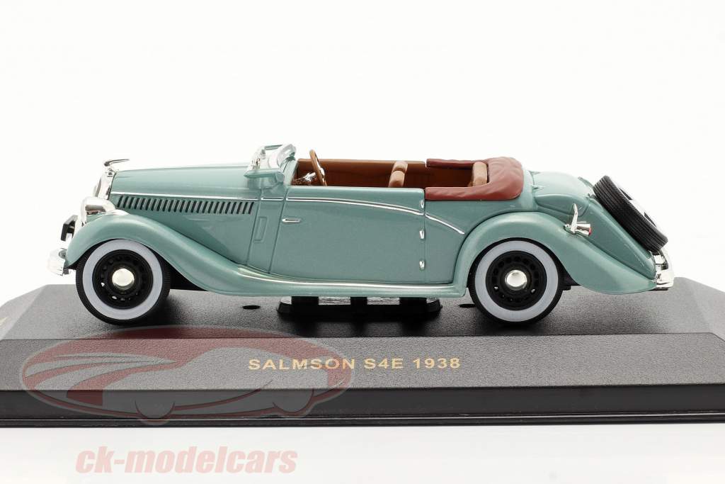 Salmson S4E jaar 1938 groen metalen 1:43 Ixo