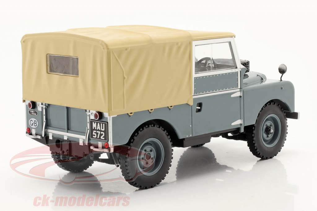 Land Rover Series I RHD 建設年 1957 グレー / ベージュ 1:18 Model Car Group