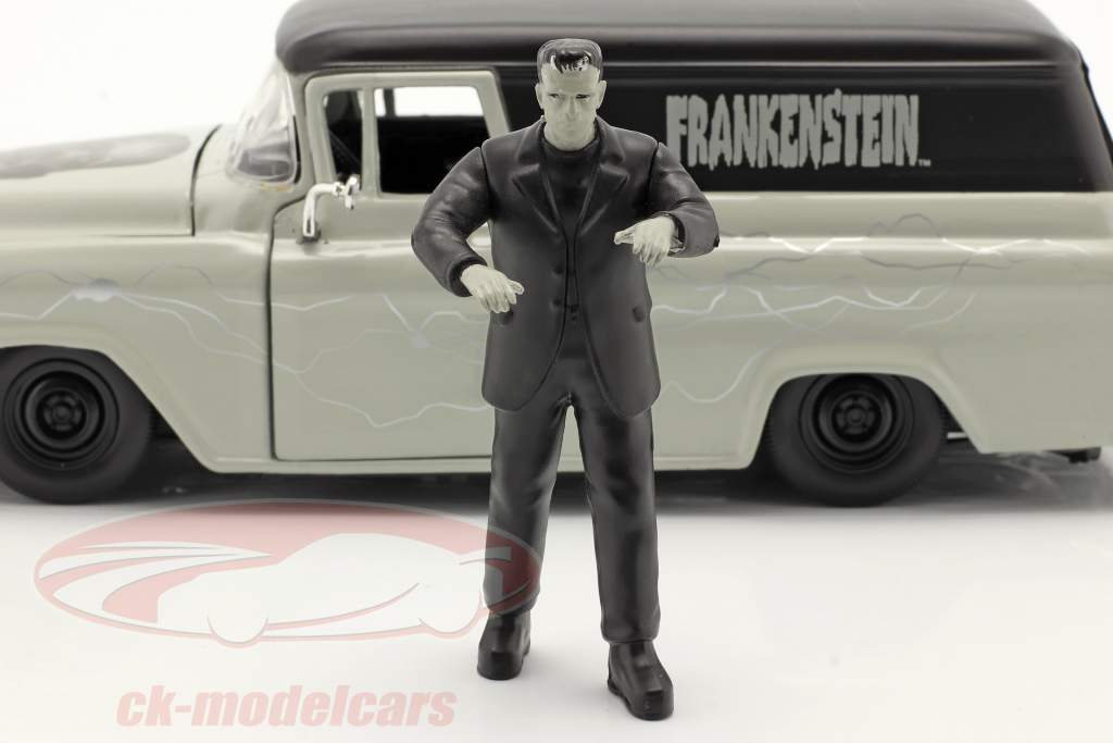 Chevy Suburban 1957 com figura Frankenstein 1:24 Jada Toys