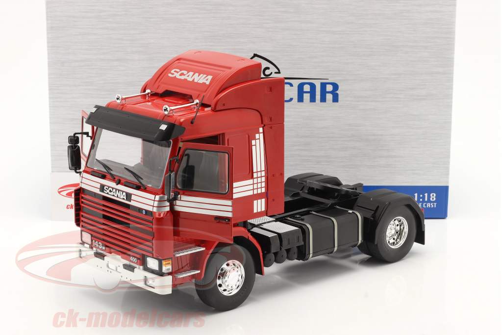 ModelCarGroup 1:18 Scania 143 Topline Truck 1987 Red / silver 