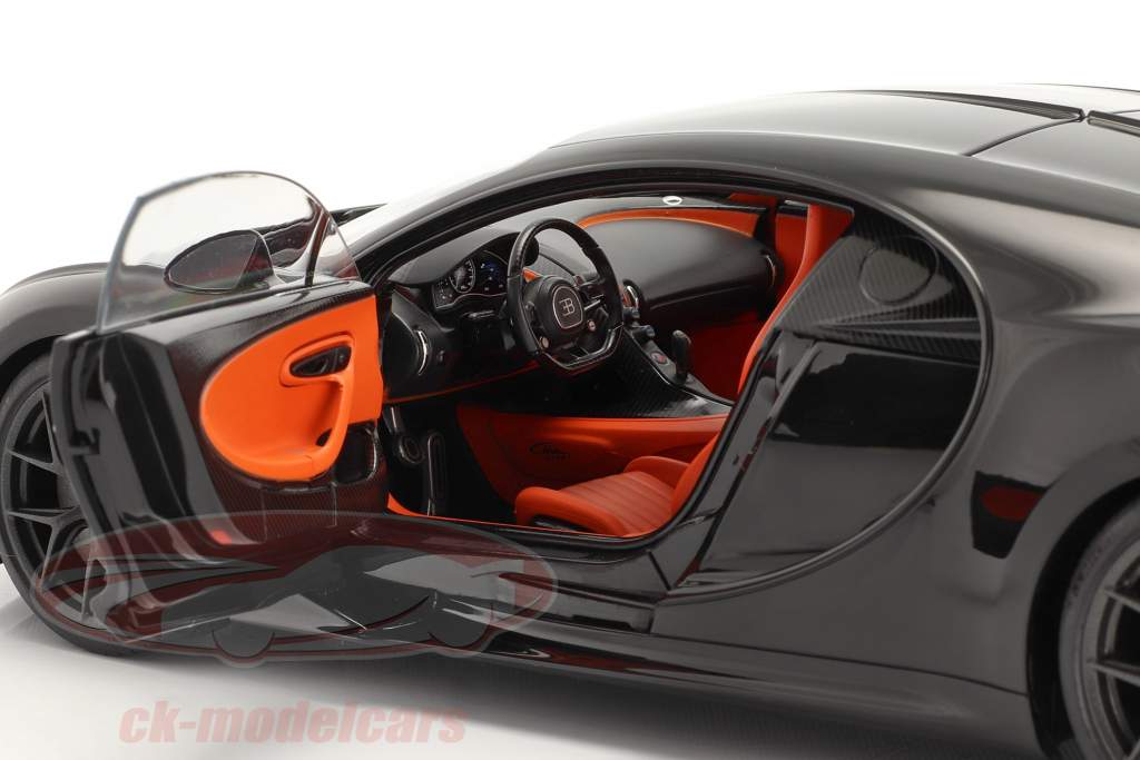 Bugatti Chiron Sport bouwjaar 2019 nocturne zwart 1:18 AUTOart