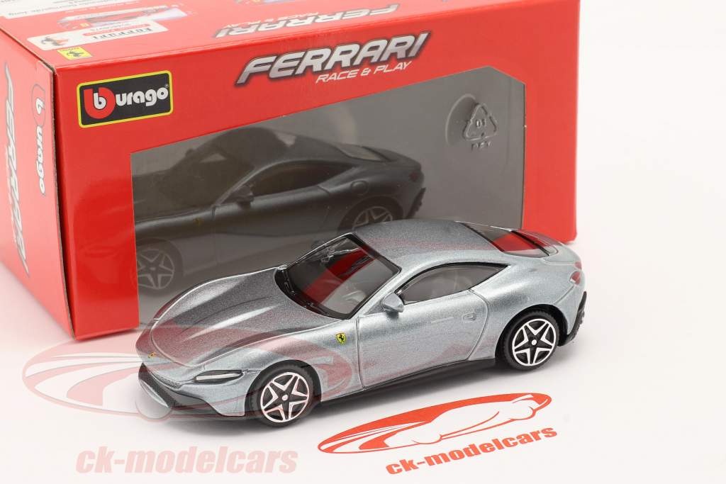 Ferrari Roma Baujahr 2020 grau metallic 1:43 Bburago
