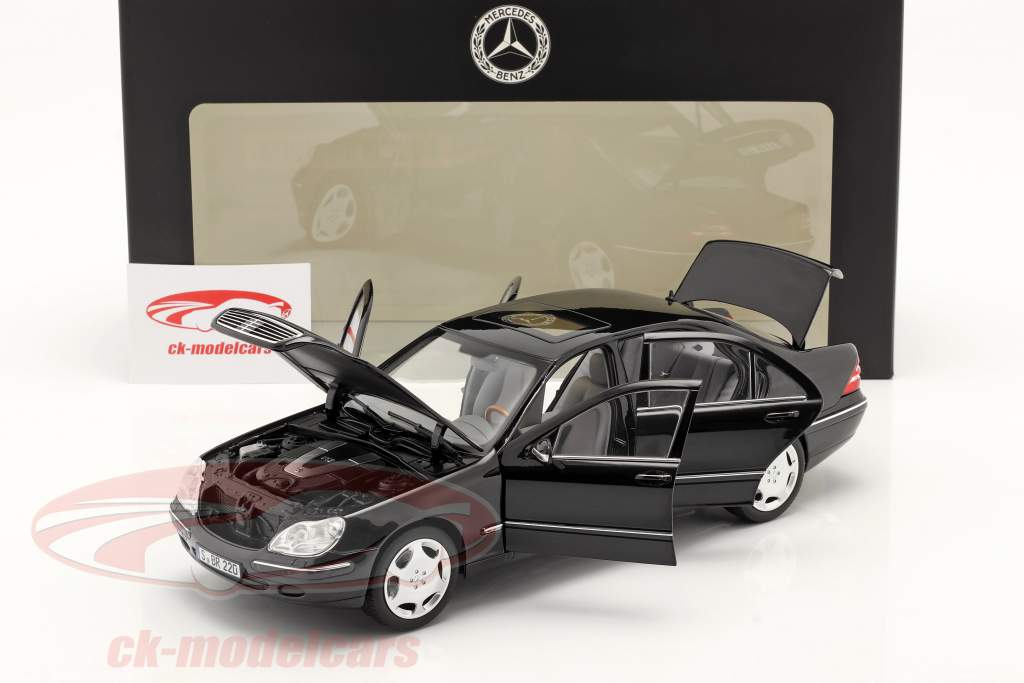 Norev 1:18 Mercedes-Benz S 600 (V220) year 2000-2005 obsidian 