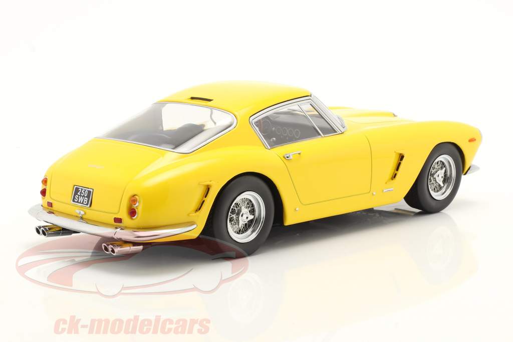 KK-Scale 1:18 Ferrari 250 GT SWB Passo Corto 1961 yellow 