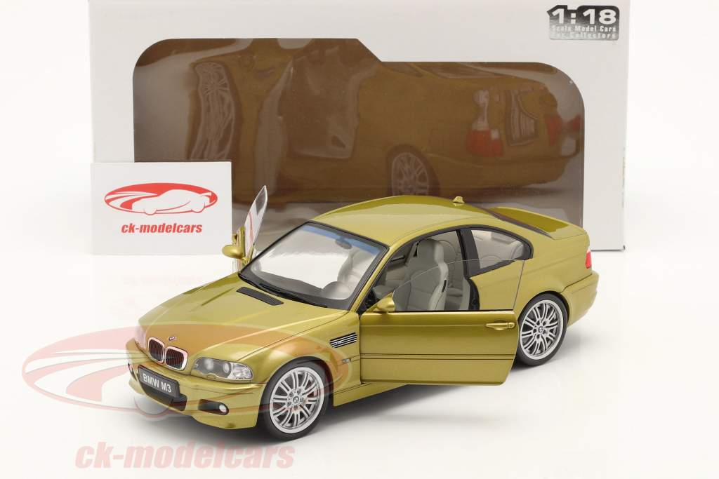2024即納ソリド 1/18 BMW M3 E46 2000フェニックスイエロー Solido 1:18 BMW M3 E46 2000 phoenix yellow S1806501 乗用車