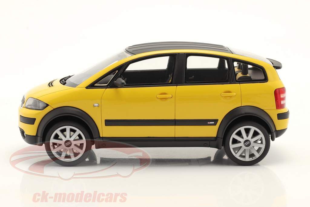 Audi A2 (8Z) colour.storm Año de construcción 2003 Imola amarillo 1:18 DNA Collectibles