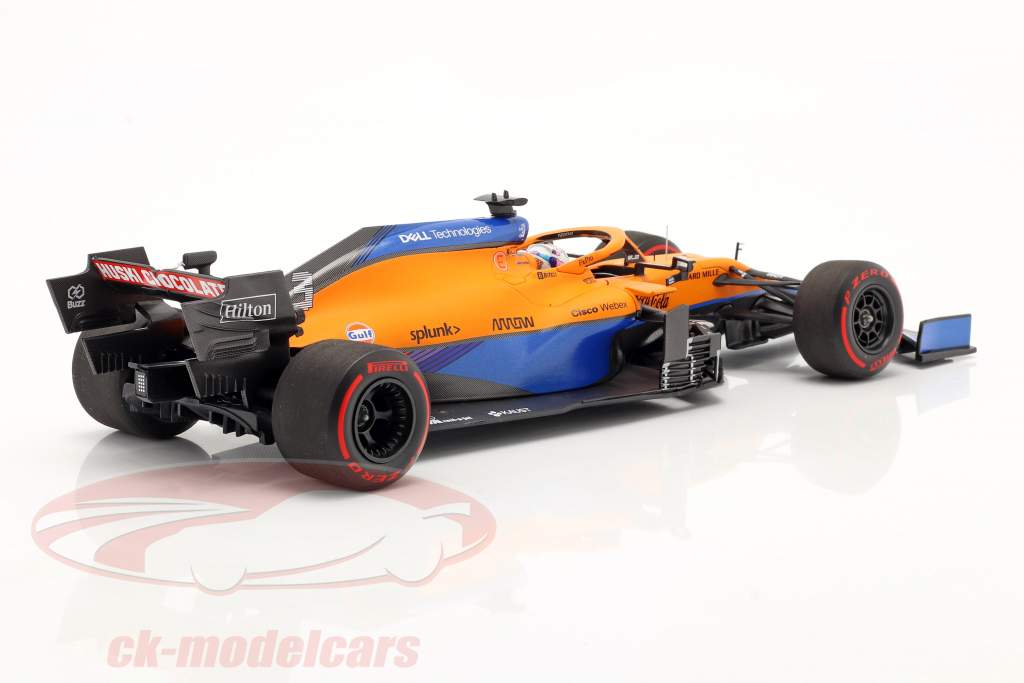 Daniel Ricciardo McLaren MCL35M #3 7th Bahrain GP formula 1 2021 1:18 Minichamps