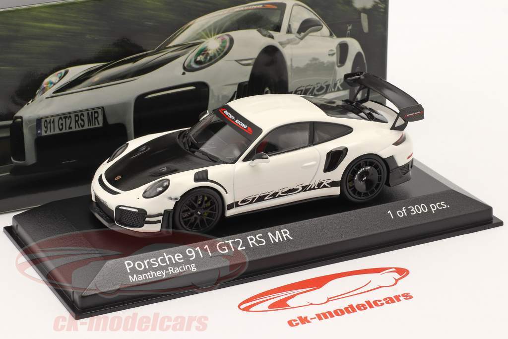 ポルシェ 911 (991 II) GT2 RS MR Manthey Racing 白い / ブラック 1:43 Minichamps