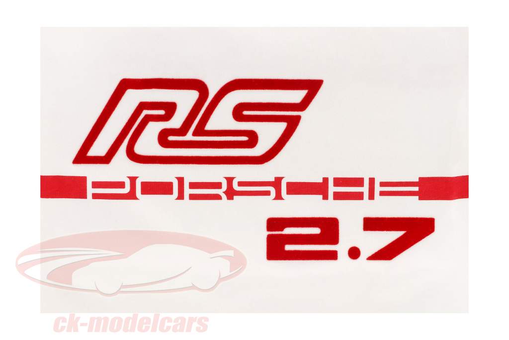 maglietta Porsche 911 Carrera RS 2.7 bianco / cachi / rosso