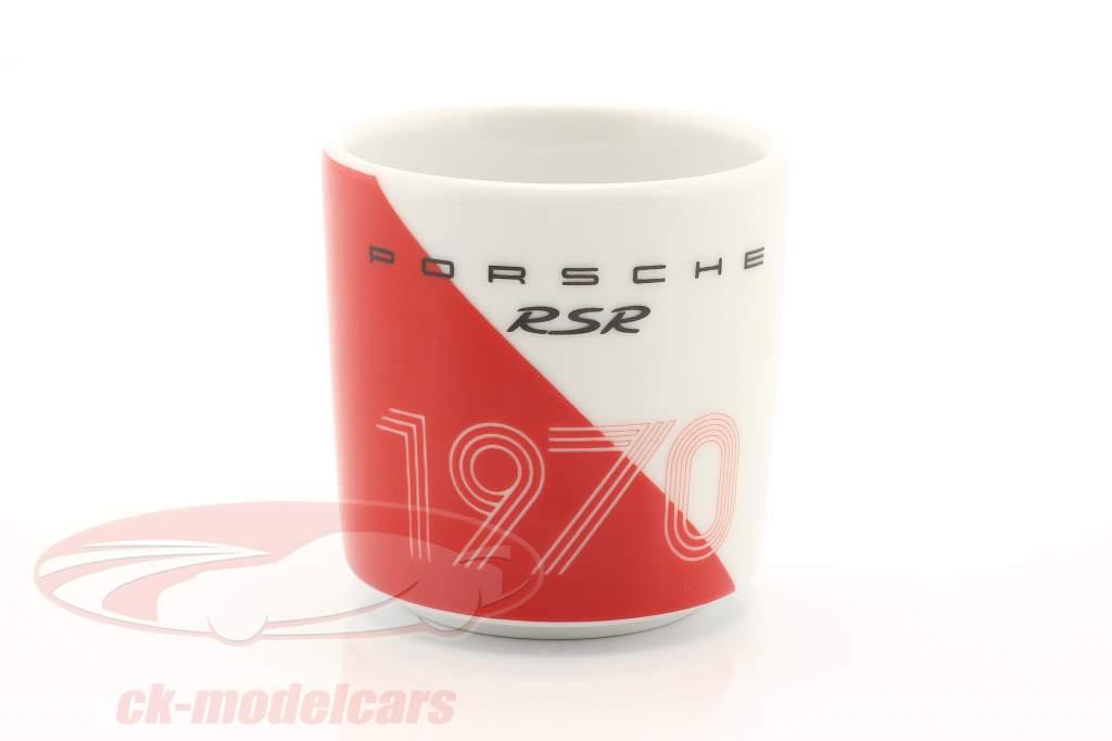 Porsche Tazzina da collezione per espresso Nr. 1 RSR 1970 rosso / bianco
