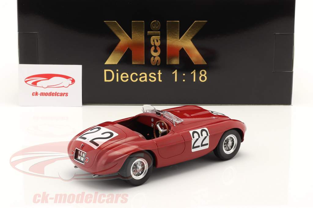 KK-Scale 1:18 Ferrari 166 MM Barchetta #22 Sieger 24h LeMans 1949 