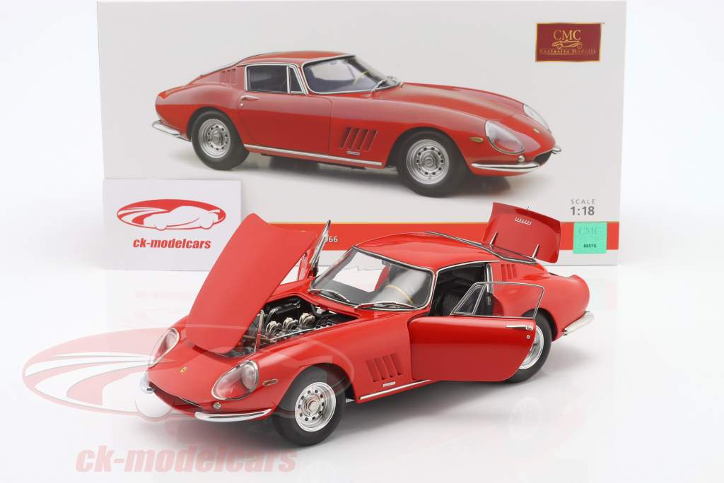 CMC 1:18 Ferrari 275 GTB/C year 1966 red M-210 model car M-210