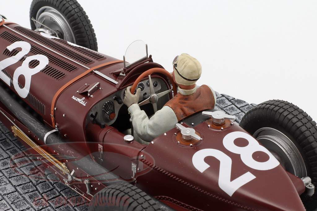 Tazio Nuvolari Bugatti T59 #28 5to Monaco GP 1934 1:18 LeMansMiniatures