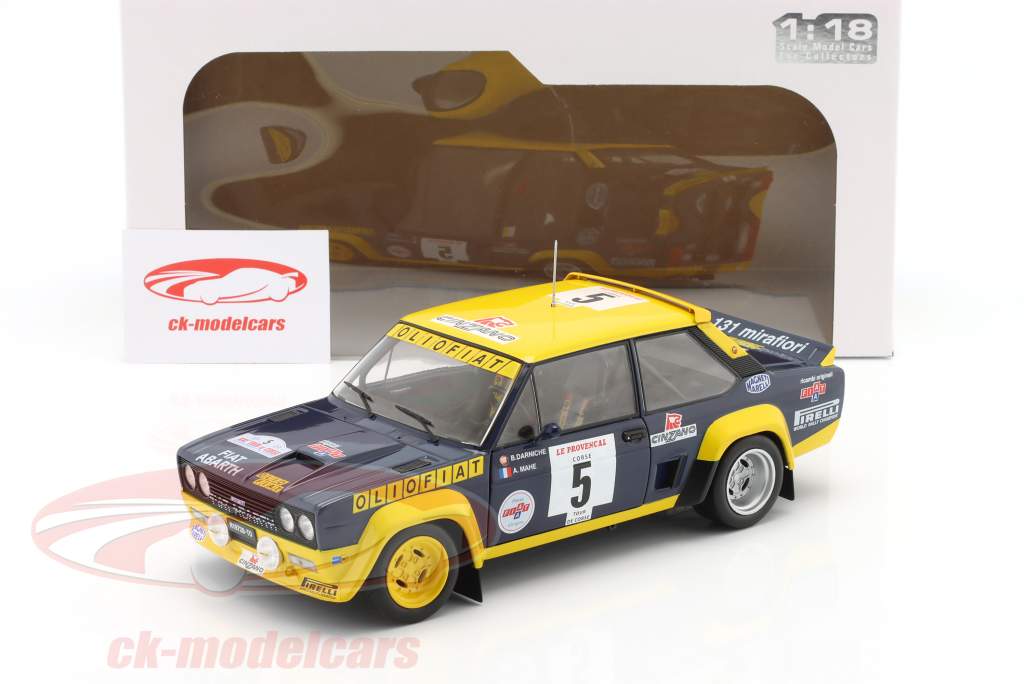 Fiat 131 Abarth #5 勝者 Rallye Tour de Corse 1977 Darniche