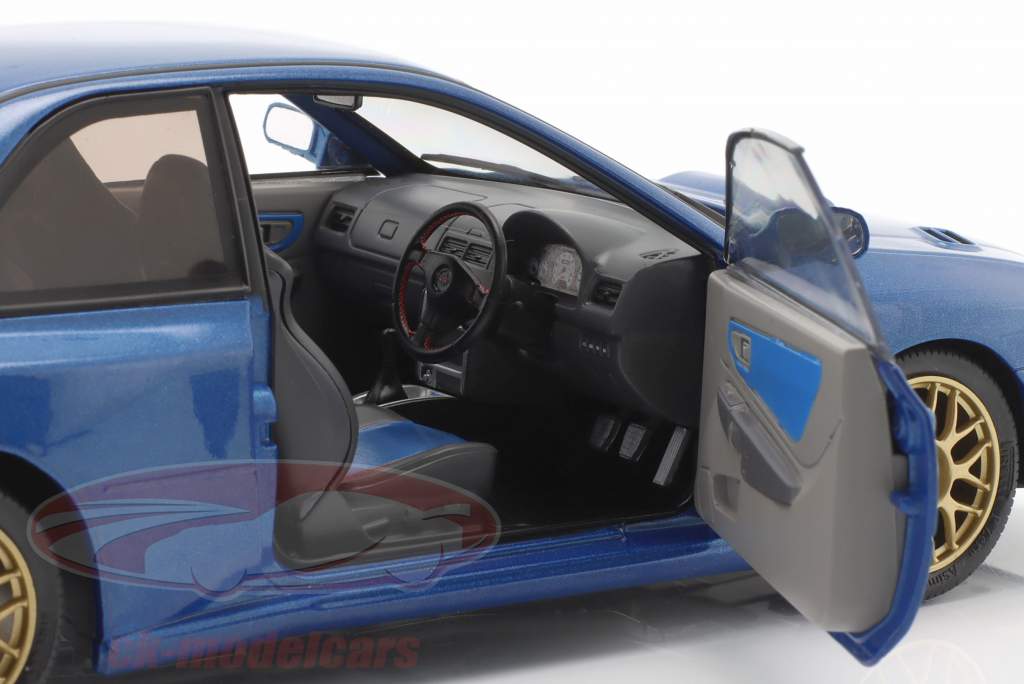 Solido S1807401 1:18 1998 Subaru Impreza 22b-Sonic Blue BMW Collectible  Miniature car 自動車