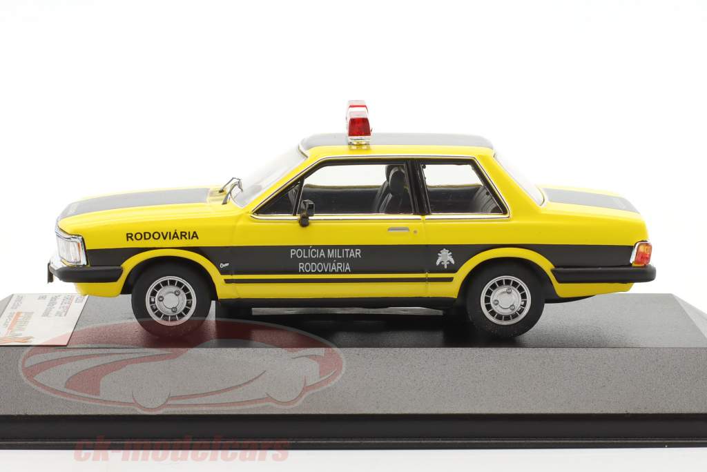 Ford Del Rey Militär-Polizei Baujahr 1982 gelb / schwarz 1:43 Premium X