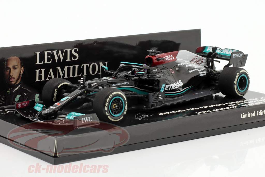 L. Hamilton Mercedes-AMG F1 W12 #44 优胜者 巴林 GP 公式 1 2021 1:43 Minichamps