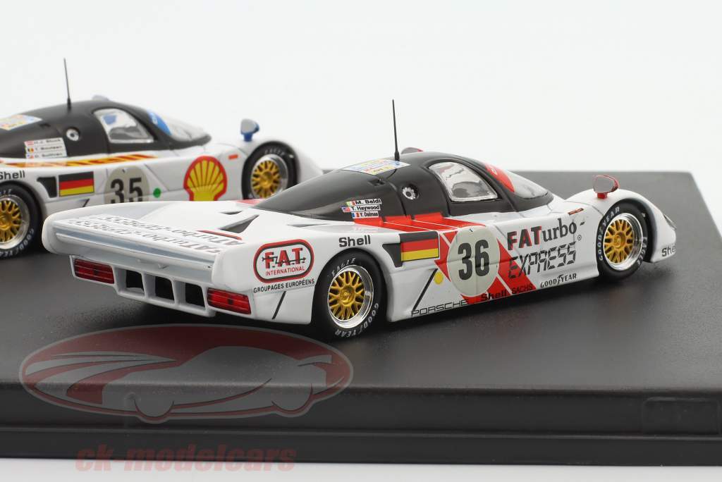 Werk83 1:43 2-Car Set: Dauer Porsche 962 #35 & #36 勝者 24h LeMans