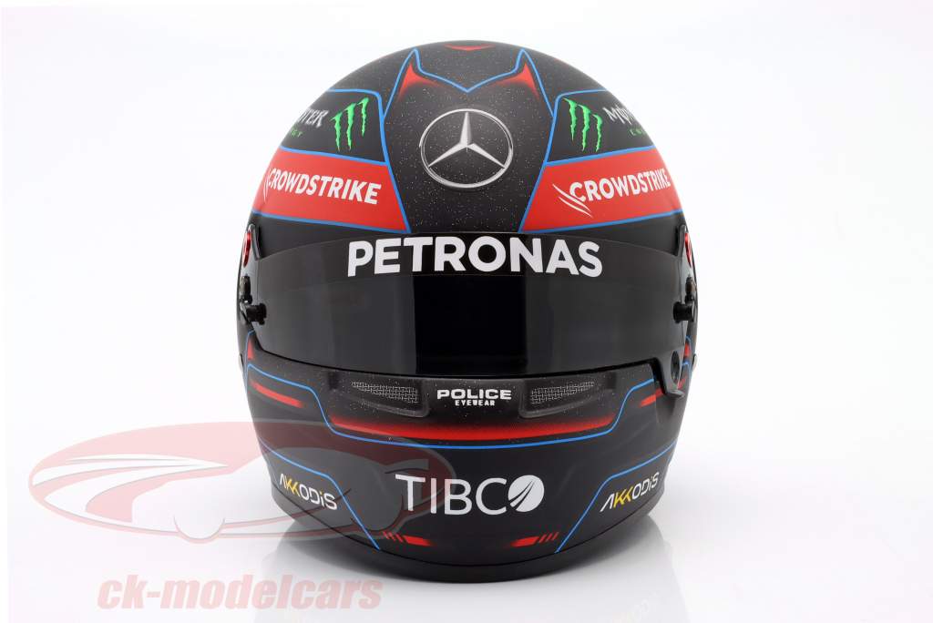George Russell #63 Mercedes-AMG Petronas formula 1 2022 casco 1:2 Bell