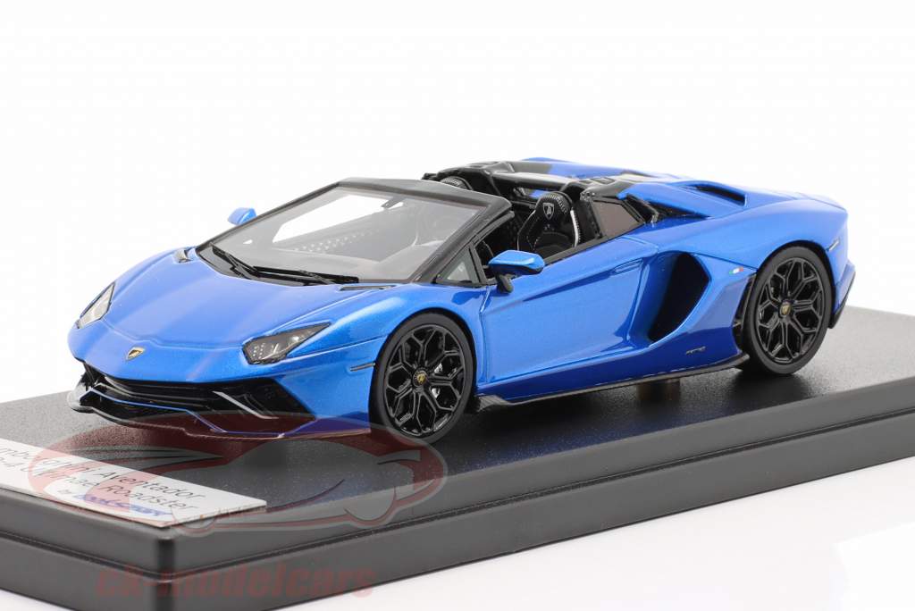 Lamborghini Aventador LP780-4 Ultimae Roadster 2021 tawaret azul 1:43 LookSmart