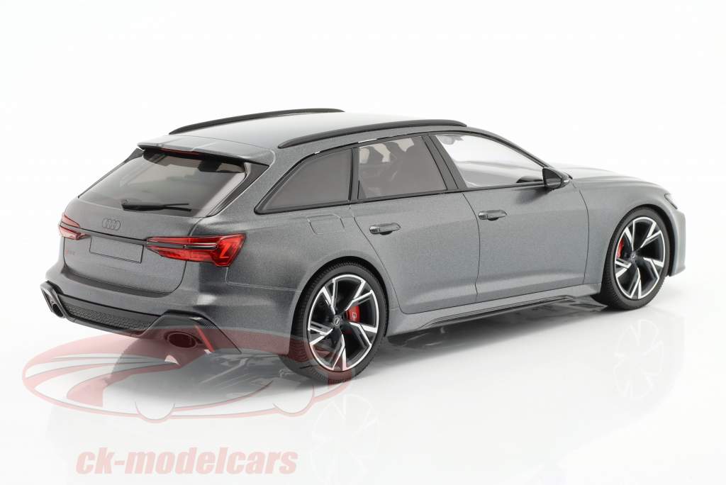 Audi RS 6 Avant (C8) bouwjaar 2019 mat grijs 1:18 Minichamps