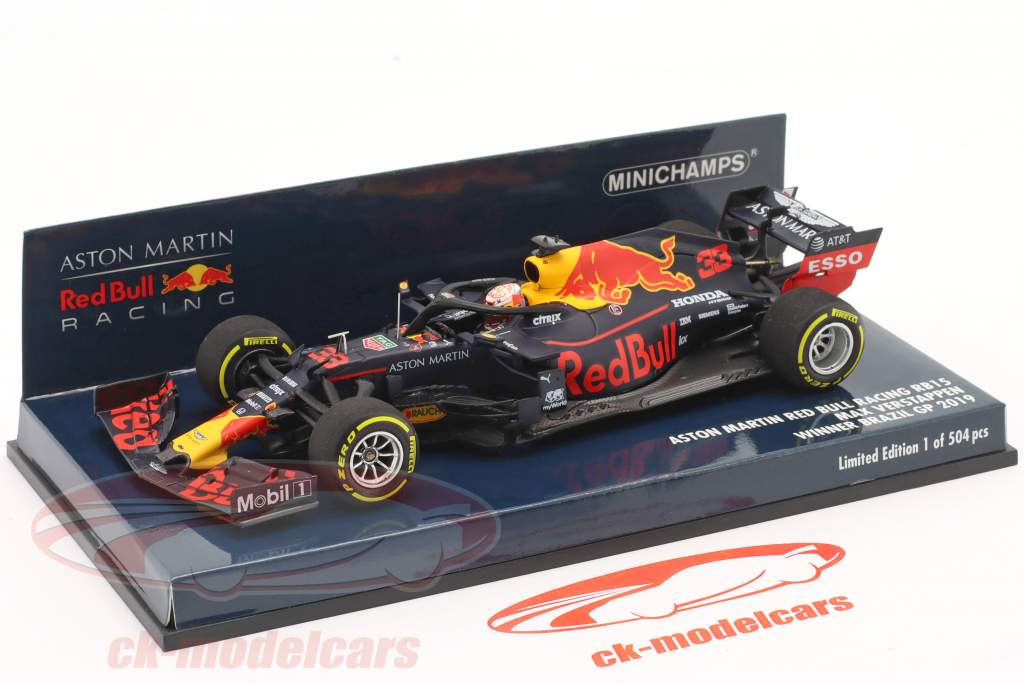 ミニチャンプス1/43 レッドブル2019 RB15ブラジルGP マックス 