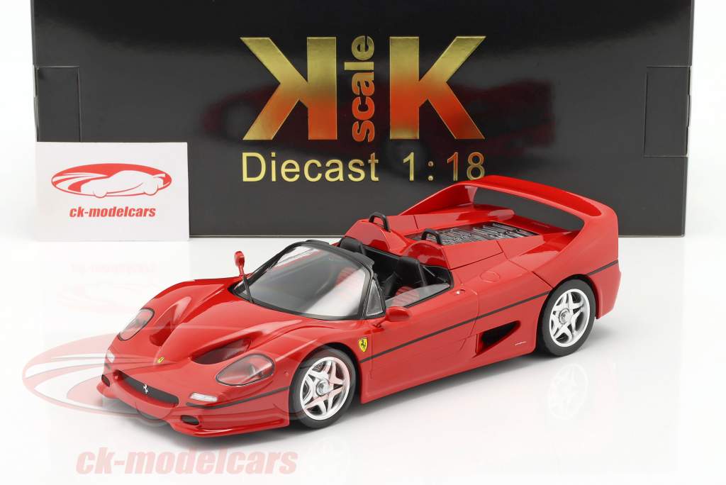 Ferrari F50 コンバーチブル 建設年 1995 赤 1:18 KK-Scale