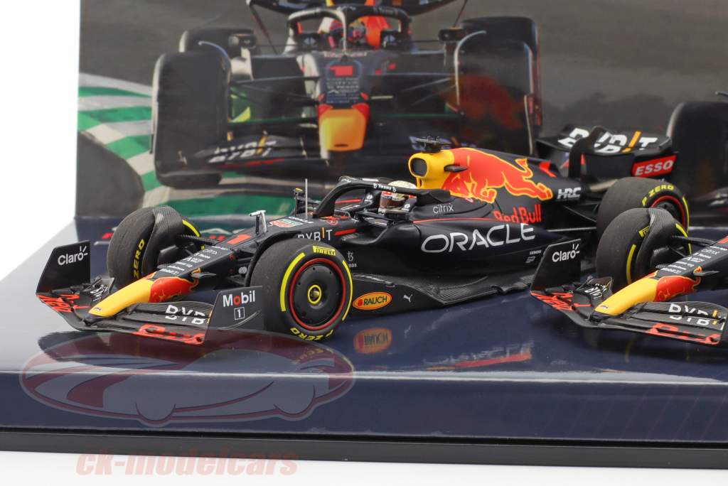 2-Car Set Verstappen #1 & Perez #11 saoudien arabe GP formule 1 2022 1:43 Minichamps