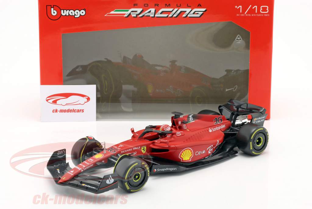 Bburago 118 Charles Leclerc Ferrari F175 16 Formel 1 2022 1816811