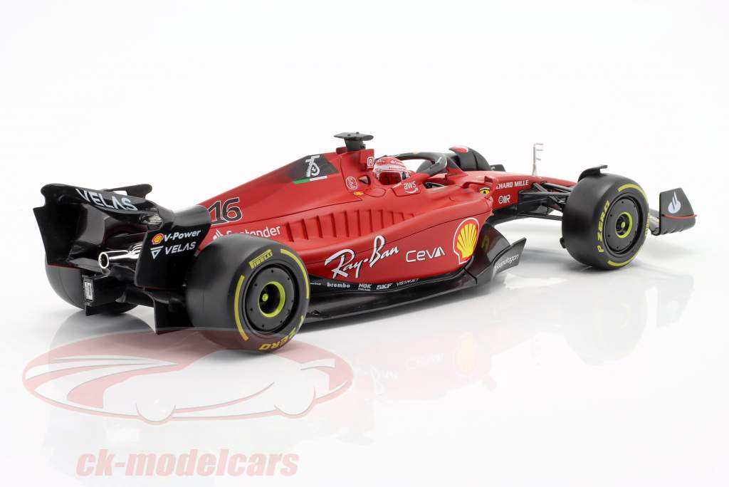 Bburago 1:18 Charles Leclerc Ferrari F1-75 #16 formule 1 2022 18-16811 #16  modèle voiture 18-16811 #16 8719247769046 4893993168118