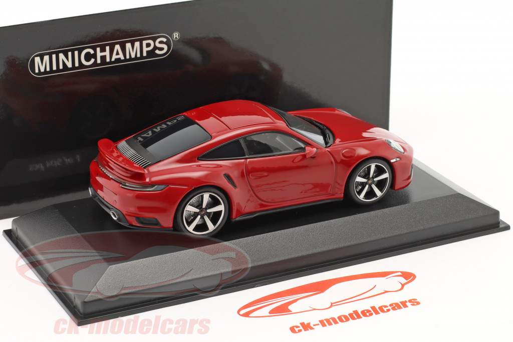 Minichamps 1:43 Porsche 911 (992) Turbo S year 2020 carmine red 