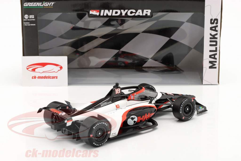 David Malukas Honda #18 IndyCar Series 2022 1:18 Greenlight