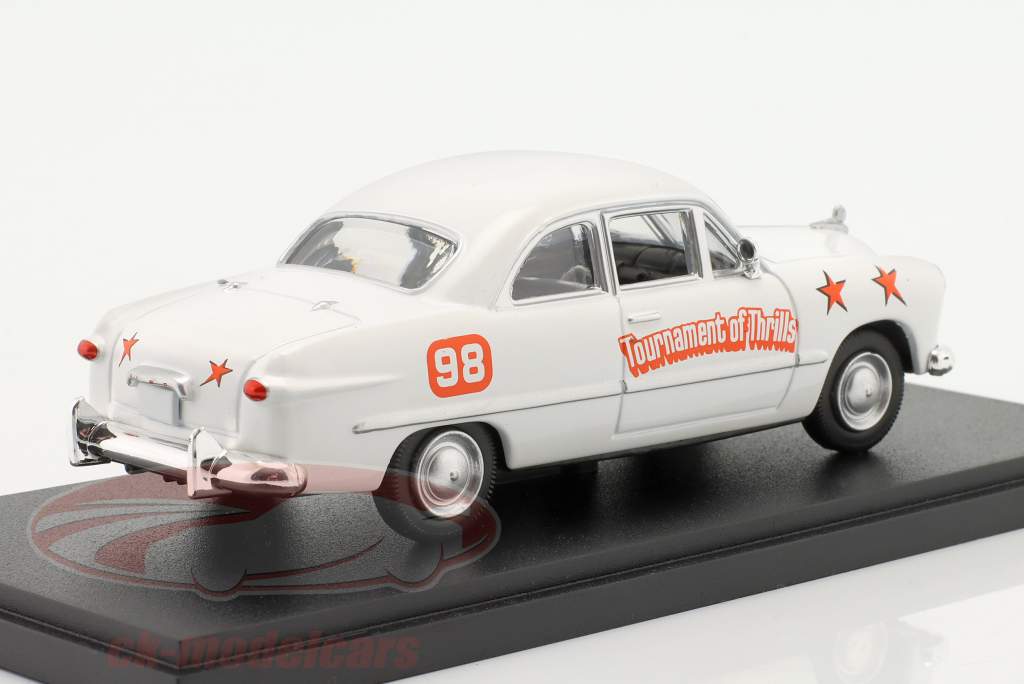 Ford Baujahr 1949 Tournament of Thrills Show Car weiß / orange 1:43 Greenlight