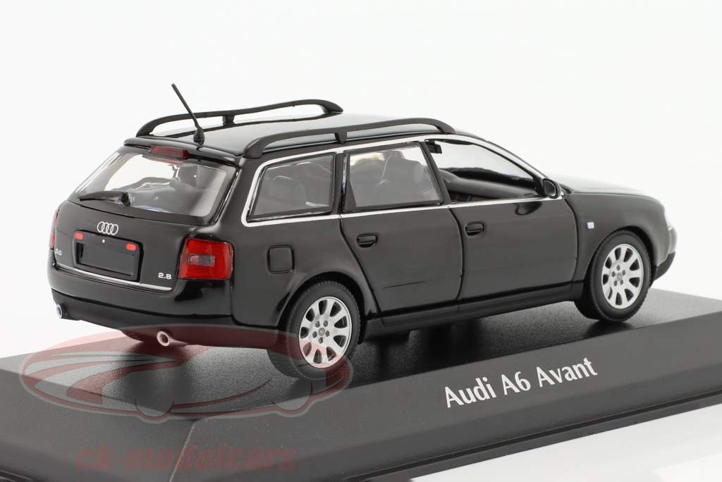 Audi A6 Avant Año de construcción 1997 negro 1:43 Minichamps