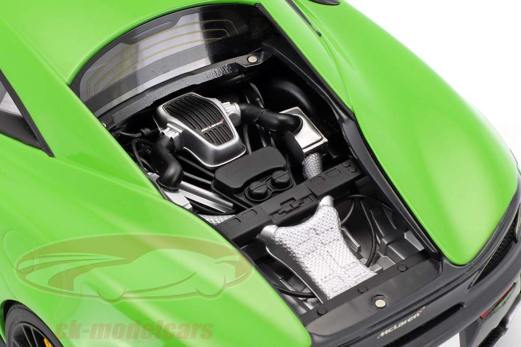McLaren 570S bouwjaar 2016 mantis groente Met zwart wielen 1:18 AUTOart