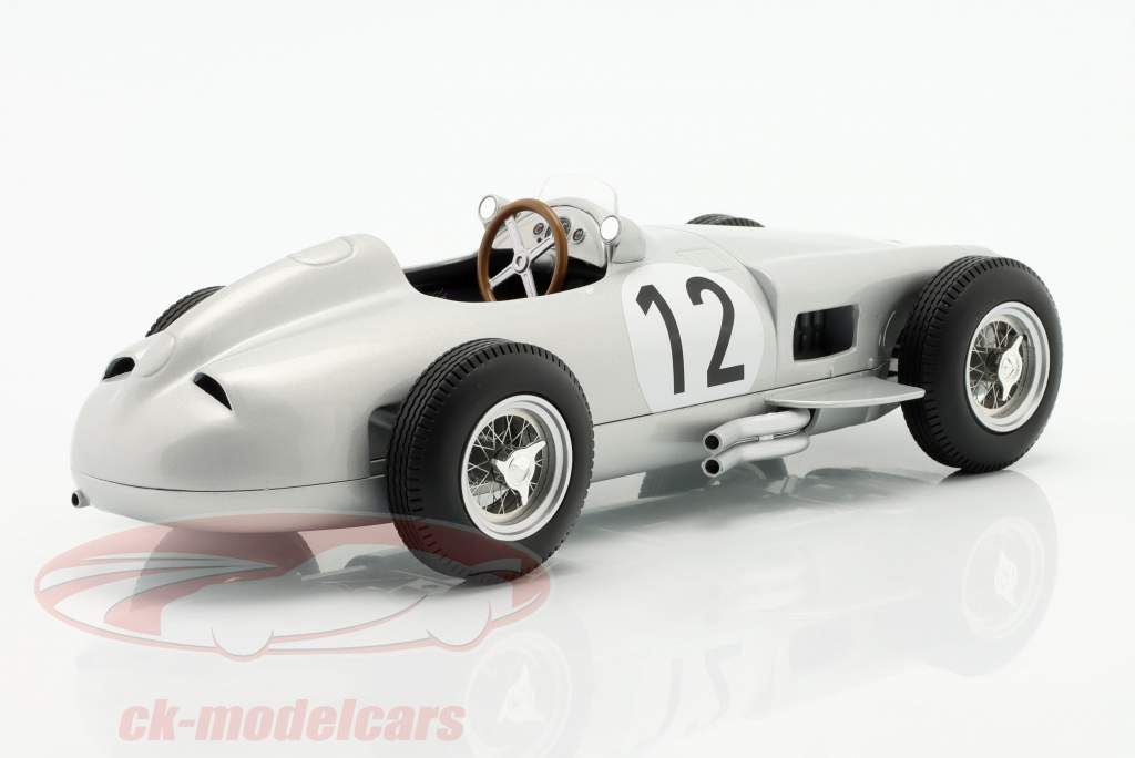 Stirling Moss Mercedes-Benz W196 #12 gagnant British GP formule 1 1955 1:18 WERK83