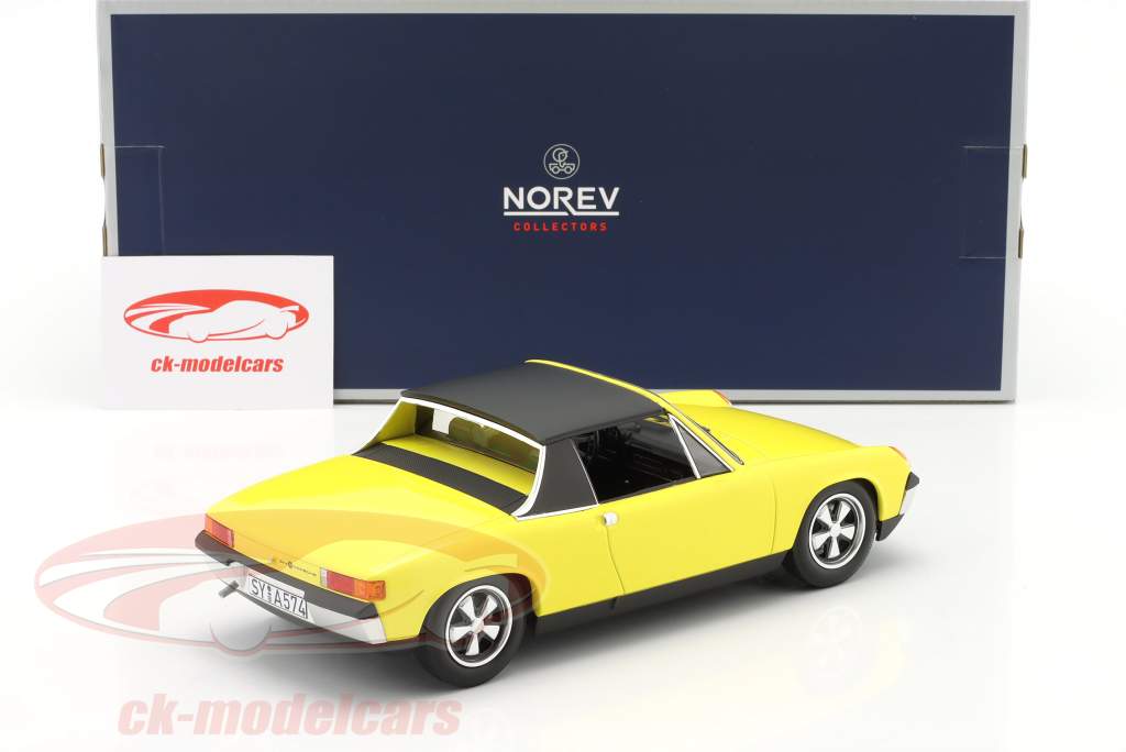 VW-Porsche 914/6 2.0 Ano de construção 1973 amarelo 1:18 Norev