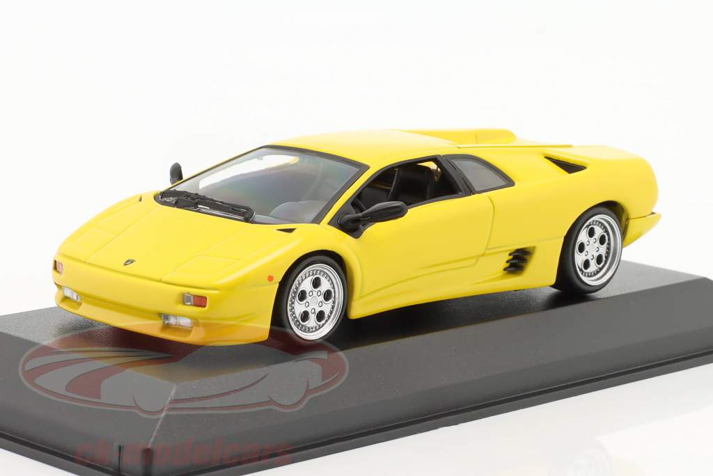 Lamborghini Diablo 建設年 1994 黄色 1:43 Minichamps