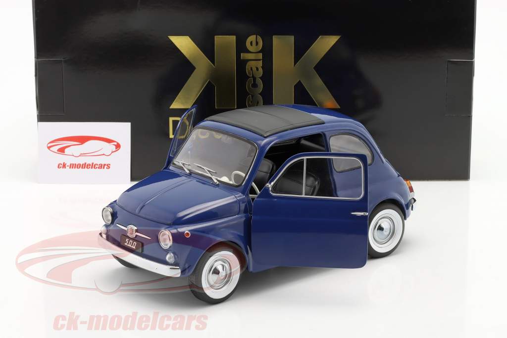 Fiat 500 建設年 1968 濃紺 1:12 KK-Scale