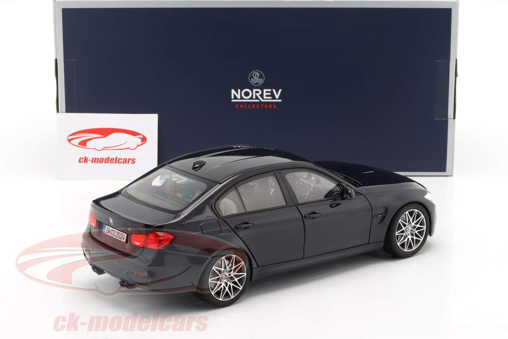 BMW M3 Competition (F80) 建設年 2017 青い メタリック 1:18 Norev