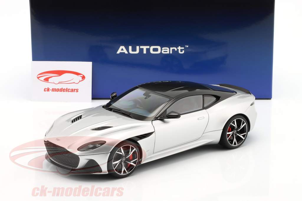 Aston Martin Superleggera Bouwjaar 2019 zilver 1:18 AUTOart