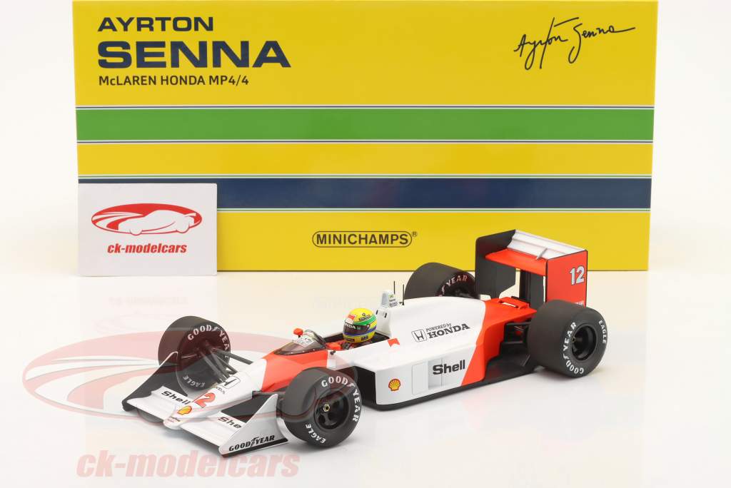 Minichamps 1:18 Ayrton Senna McLaren MP4/4 #12 formula 1 World