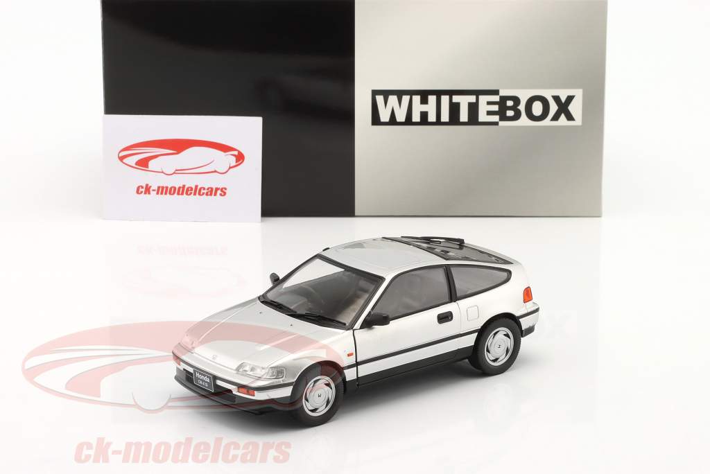 WhiteBox 1:24 Honda CR-X RHD Année de construction 1987 argent 