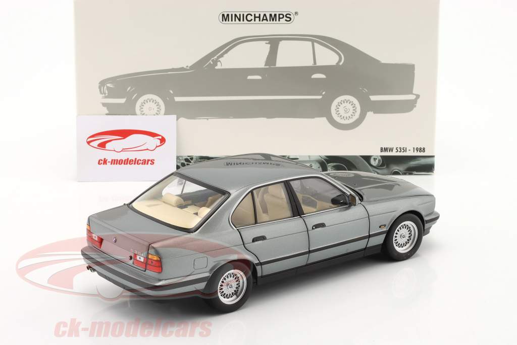 Minichamps 1:18 BMW 535i (E34) Baujahr 1988 grau metallic 100024008  Modellauto 100024008 4012138759282