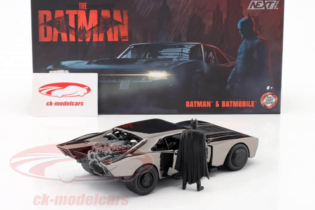 Jadatoys 1:24 Batmobile Movie The Batman (2022) chrome / black