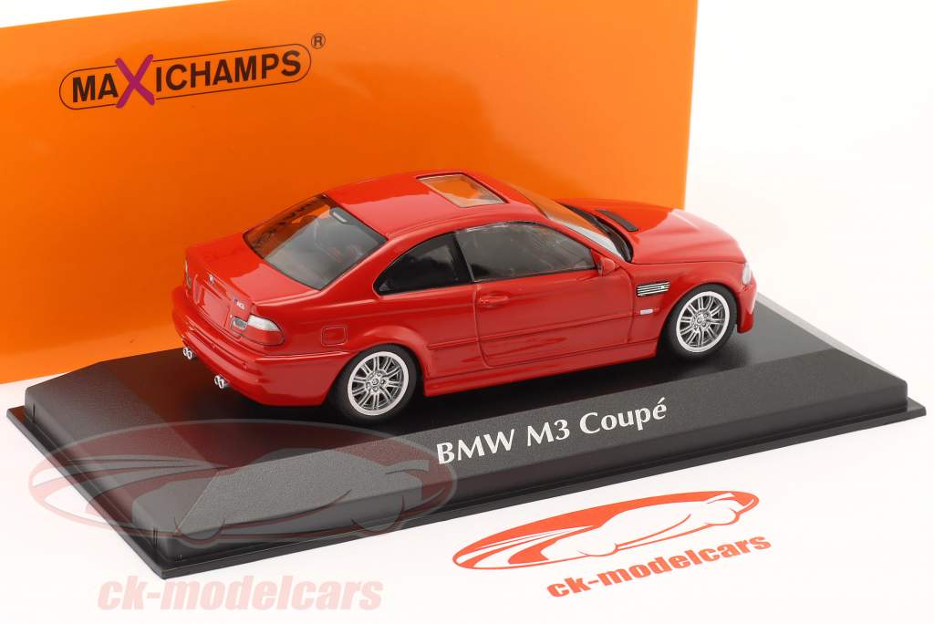 ミニチャンプス 1/43 BMW M3 E46 2001 レッド-