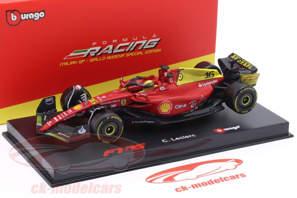 Charles Leclerc Ferrari F1-75 #16 2nd Italien GP Formel 1 2022 1:43 Bburago